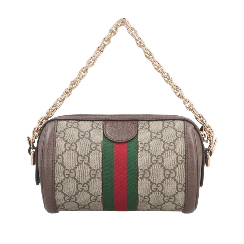 GUCCI Ophidia Mini shoulder bag Chain and Leather Strap NWT - Picture 6 of 6